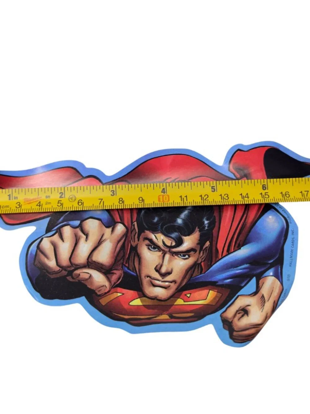 Unused 2013 Hallmark Superman Stickers Assortment in Shield Box Large & Small